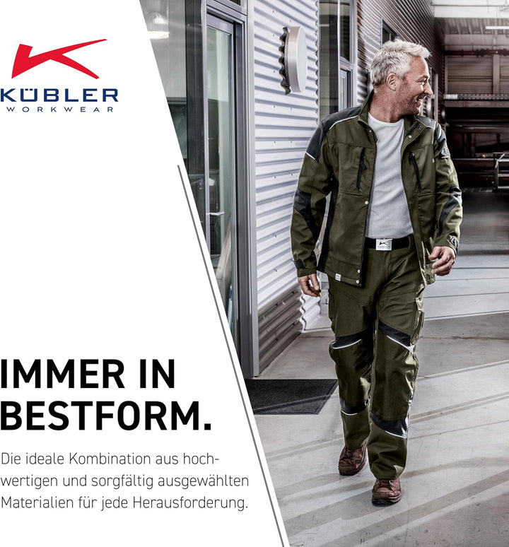 KÜBLER Workwear KÜBLER ACTIVIQ Arbeitsjacke Kornblumenblau/schwarz Kornblumenblau/schwarz XL, Kornbl