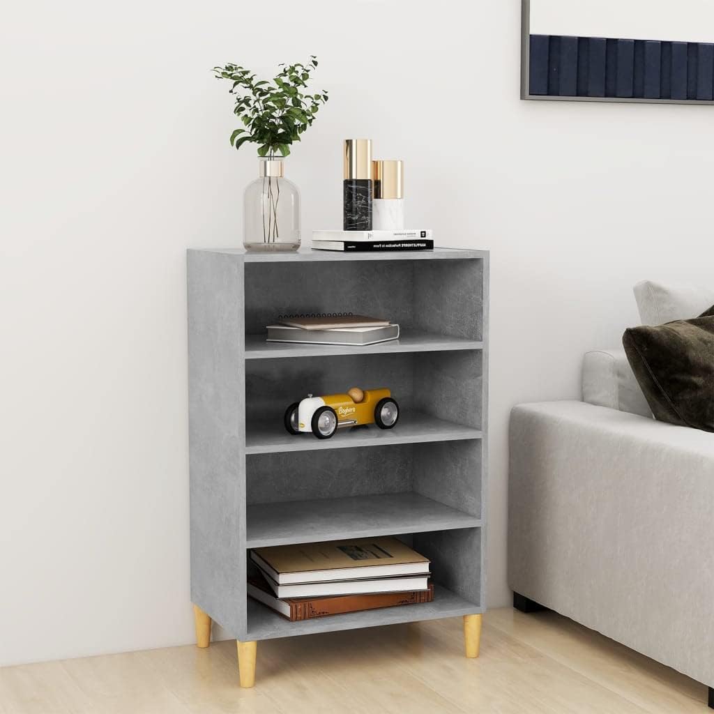 vidaXL Sideboard 4 Einlegeböden Bücherschrank Bücherregal Beistellschrank Kommode Anrichte Mehrzweck