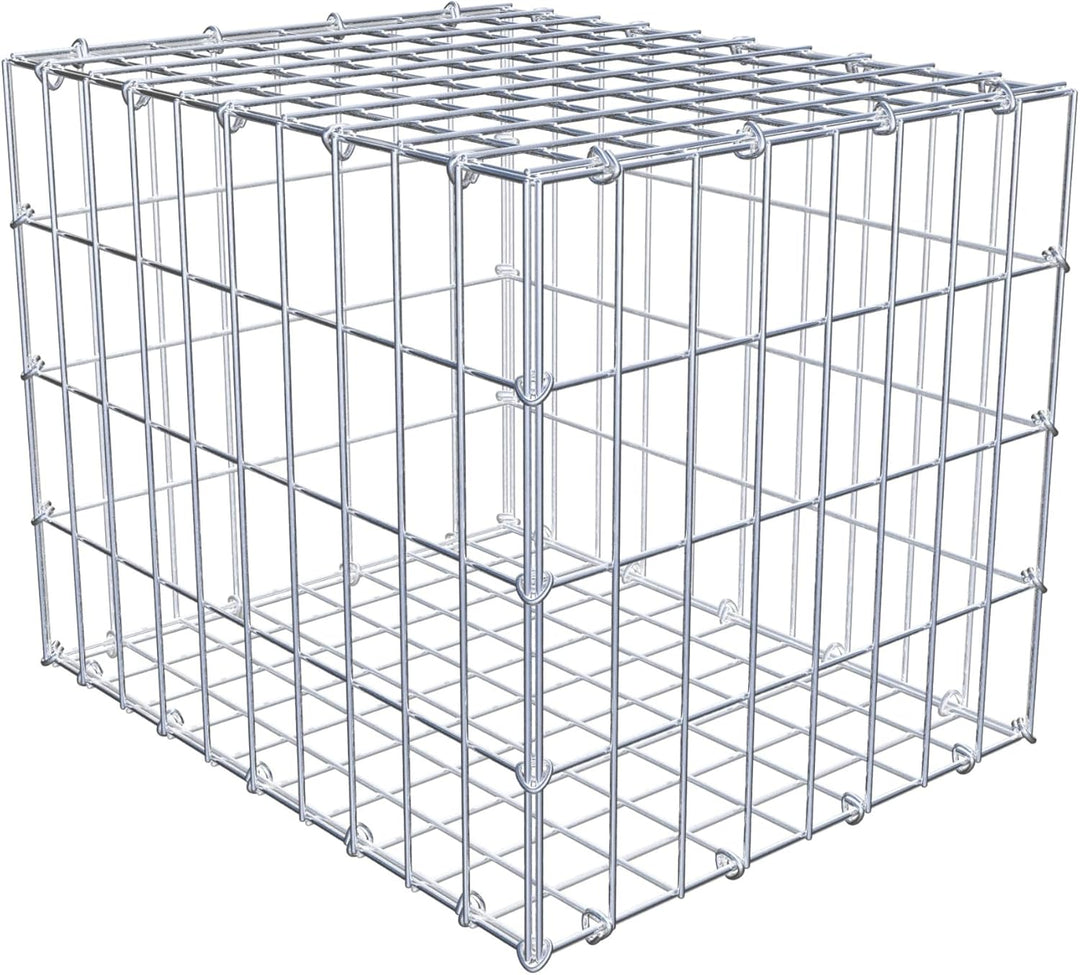 GABIONA Steinkorb-Gabione eckig, Maschenweite 5 x 10 cm, Tiefe 40 cm, Gabione 50 x 40 x 40 cm (L x H