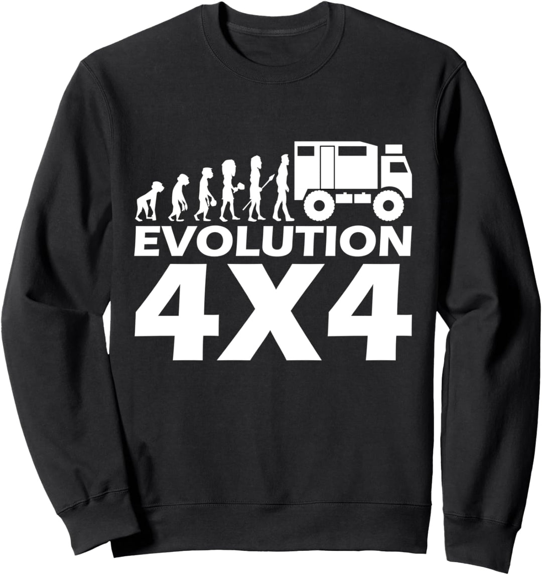 Evolution 4x4 Offroad LKW Reise Sweatshirt