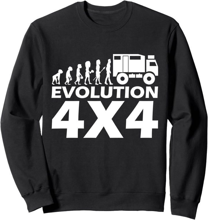 Evolution 4x4 Offroad LKW Reise Sweatshirt