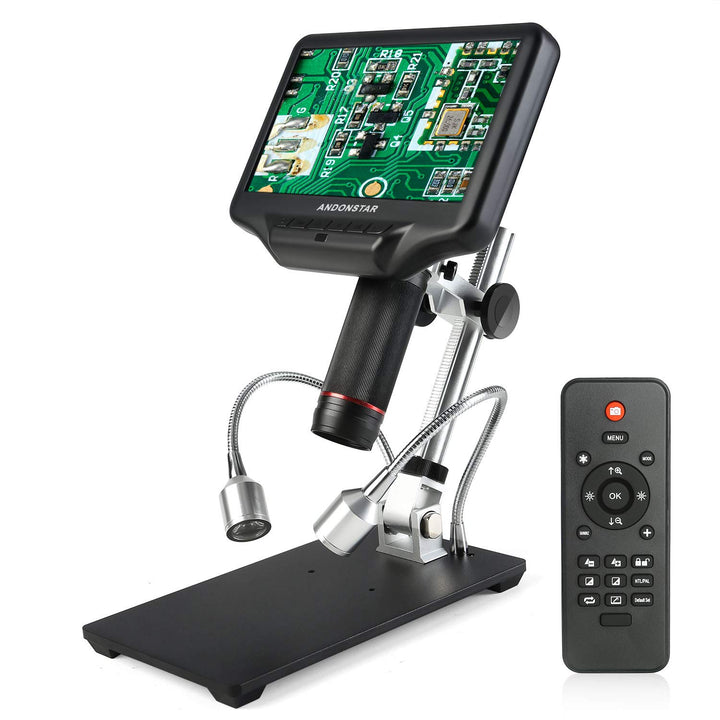 Andonstar AD407 3D HDMI Löten Digital Mikroskop mit 4MP UHD und 7 Zoll Einstellbarer LCD Bildschirm