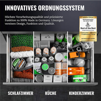 SpaceFlexx® – der innovativste Schubladen Organizer aller Zeiten I Das flexible & breitenverstellbar