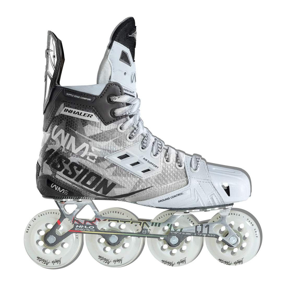 Mission Inhaler WM01 Inliner Skate Senior S21 + 8 Labeda Rollen kostenlos dazu EE 9 = 44.5, EE 9 = 4