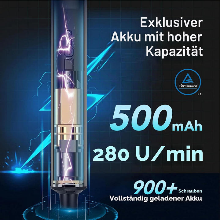 ARROWMAX Smart Elektrischer Schraubendreher Set, 70-in-1 Präzisions-Akkuschrauber mit Bluetooth App