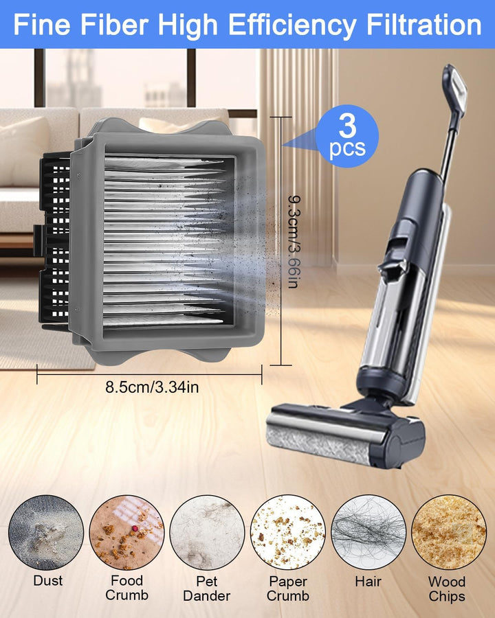 Toaren 6 Stück Zubehörset für Tineco Floor One S5/S5 Pro/S5 Pro 2/S5 Extreme Zubehör Set,Ersatzbürst
