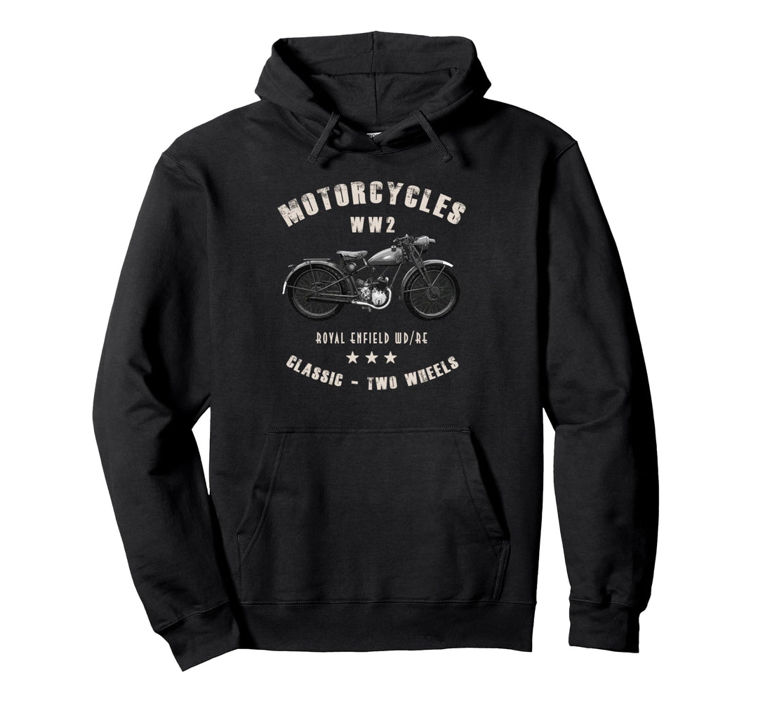 Royal Enfield WD / RE Klassisches Motorrad WW2 Pullover Hoodie