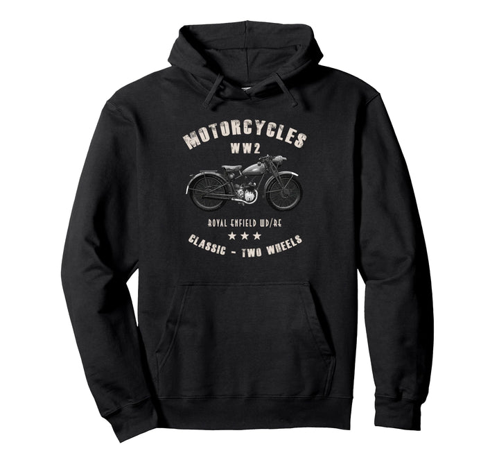 Royal Enfield WD / RE Klassisches Motorrad WW2 Pullover Hoodie