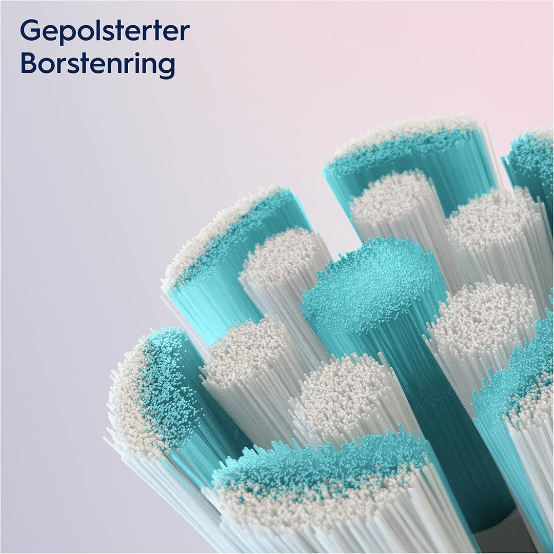 Oral-B iO Sanfte Reinigung Aufsteckbürsten für elektrische Zahnbürste, 6 Stück, sanfte Zahnreinigung