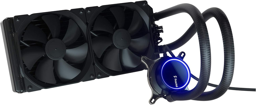 Fractal Design Celsius+ S28 Dynamic X2 PWM Black 280mm ARGB Pumpe, Silent Performance Slim Radiator