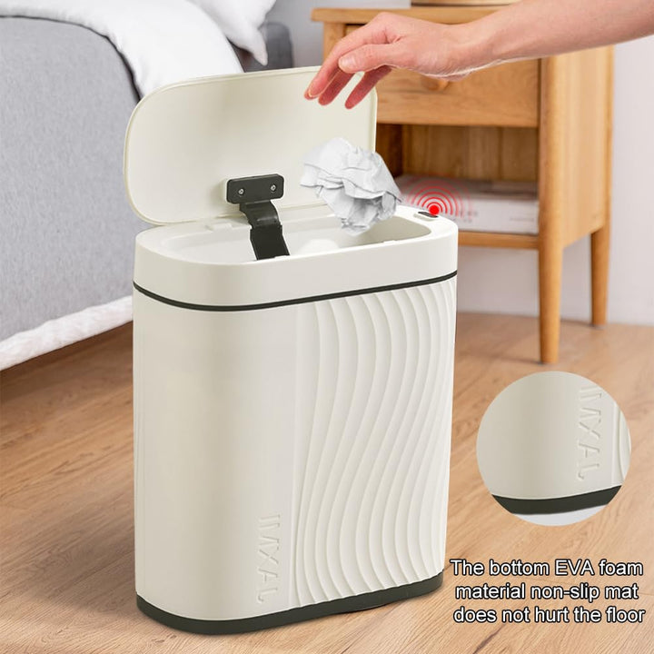 Automatischer Mülleimer Elektrisch mit Sensor - Badezimmer Mülleimer, Mülleimer Küche, Geruchsdicht