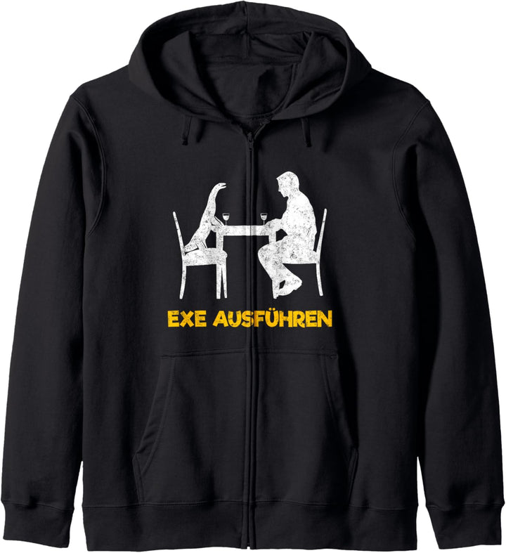 Exe Ausführen Informatiker Programmierer Admin Kapuzenjacke