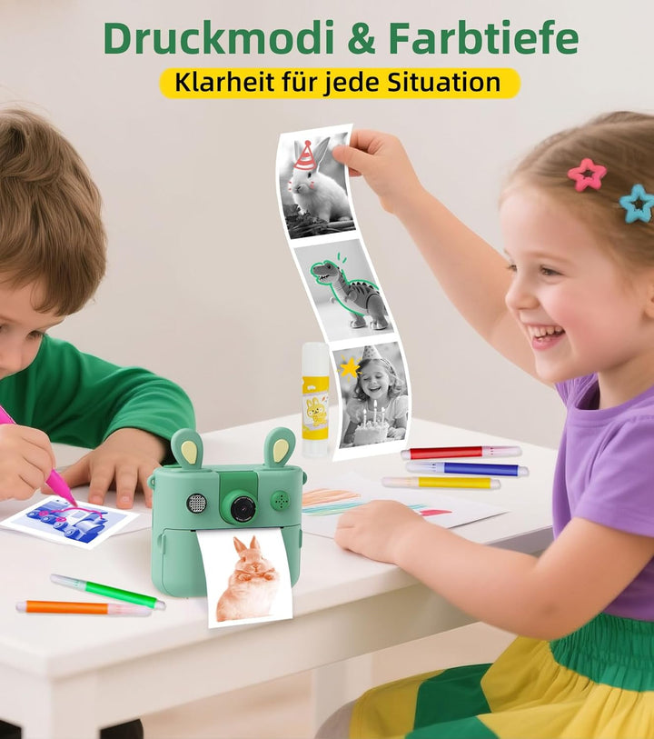 ORGSTA Kinderkamera Sofortbildkamera Digitalkameras Kinder Kameras Personalisierte Spielzeug Geschen