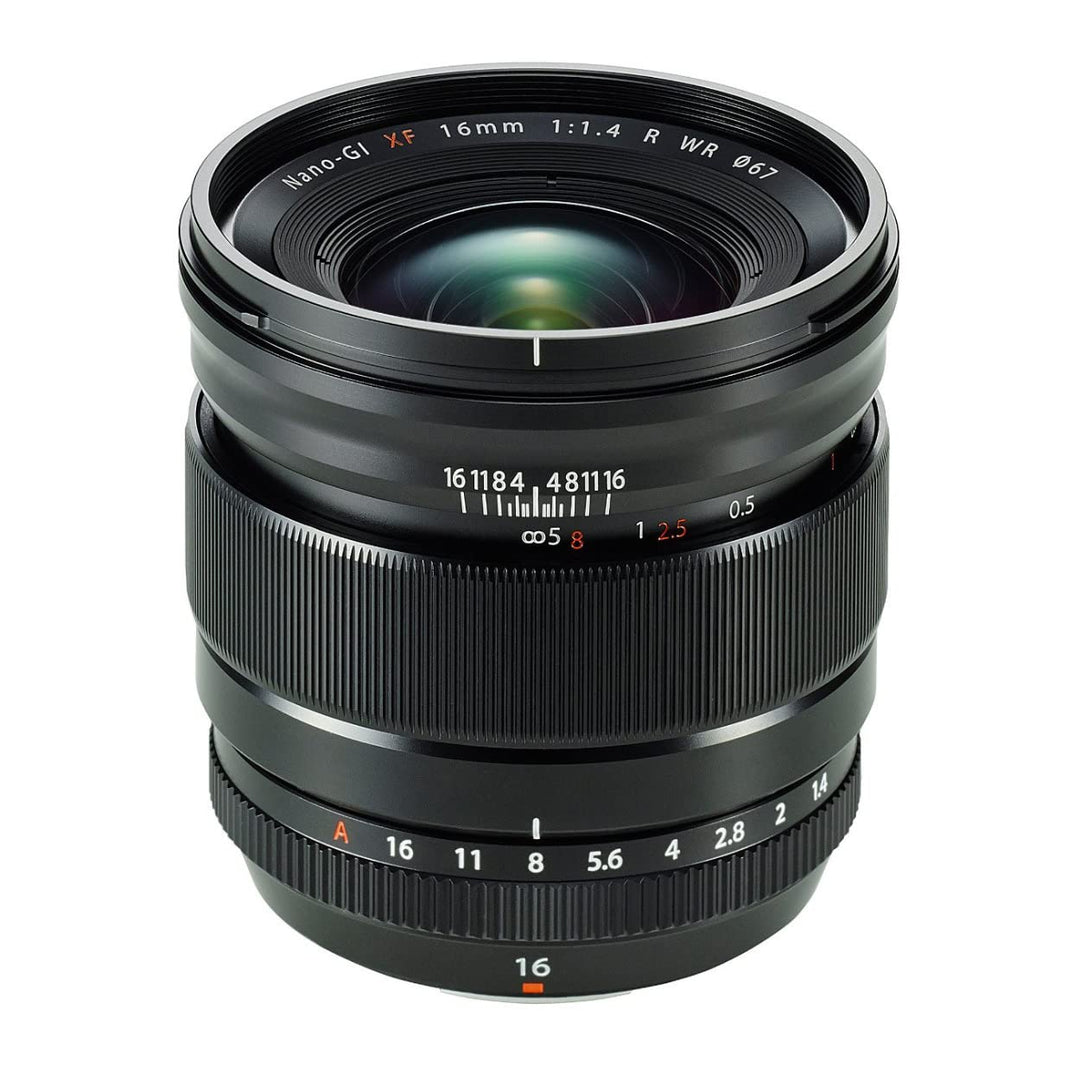 Fujifilm Fujinon XF16mm F1.4 R WR Objektiv (16 mm Festbrennweite, 67 mm Filtergewinde) schwarz nur O