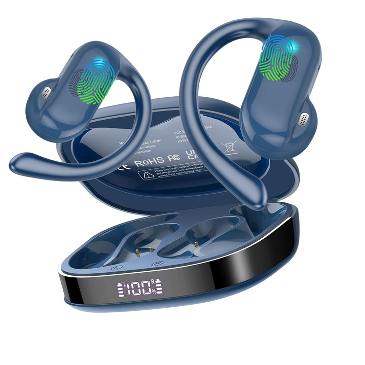 Open Ear Kopfhörer Bluetooth 5.4 HiFi Stereo, 2026 Kopfhörer Kabellos Bluetooth mit ENC Noise Cancel