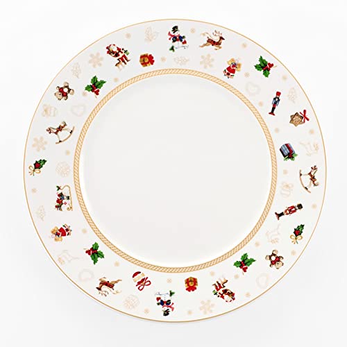 Tischplatte Geschirr Weihnachtsteller 3 Stück (28-25-22 cm) Xmas