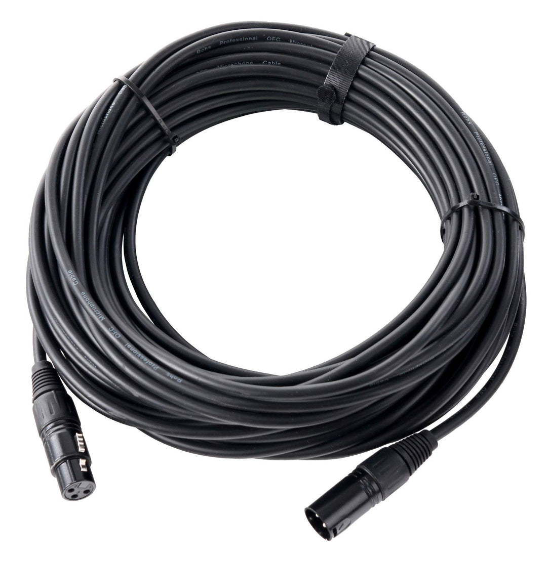 Pronomic XFXM-20 Mikrofonkabel (20m Länge, XLR female 3-pol -> XLR male 3-pol, Stecker handgelötet,