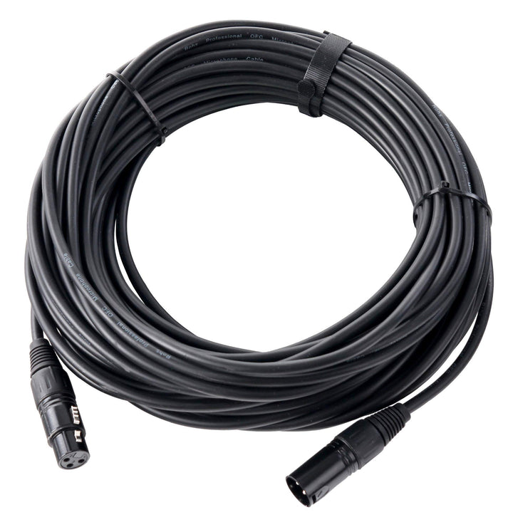 Pronomic XFXM-20 Mikrofonkabel (20m Länge, XLR female 3-pol -> XLR male 3-pol, Stecker handgelötet,