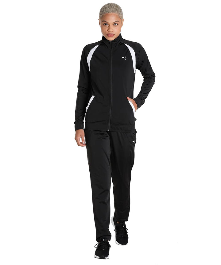 PUMA Damen Classic Tricot Suit Op Trainingsanzug (1er Pack) XS Puma Schwarz, XS Puma Schwarz