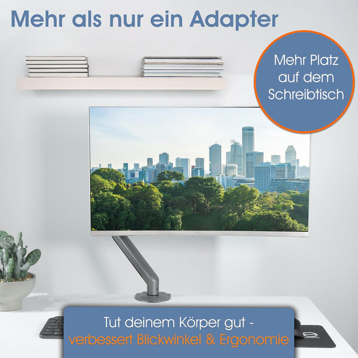 3IDEE VESA Adapter, VESA Mount für Samsung Curved LED Monitor (C24FG70, C24FG73, C27FG70, C27FG73, L