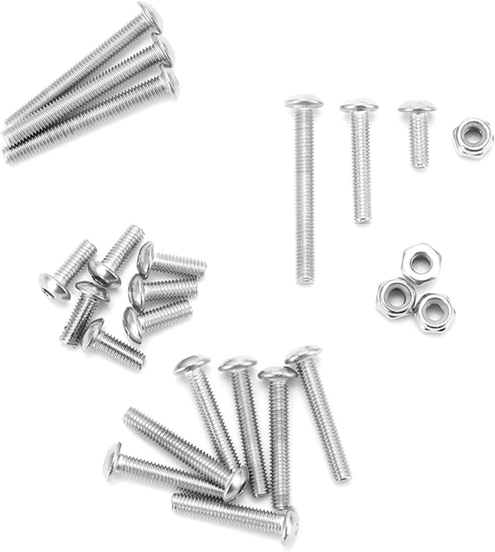 Dilwe RC-Chassis-Rüstungsset, Edelstahl-Anti-Kollisions-Frontstossstange für 1/8 RC-Auto, robust und