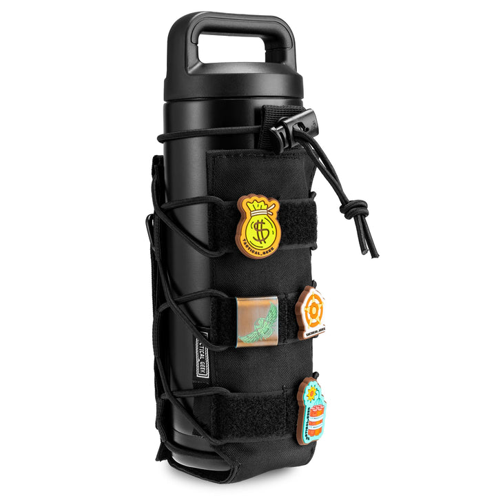 TACTICAL GEEK EXT11 Wasserflaschentasche, tragbarer Wasserflaschenträger, Reiseflaschenhalter mit Ko