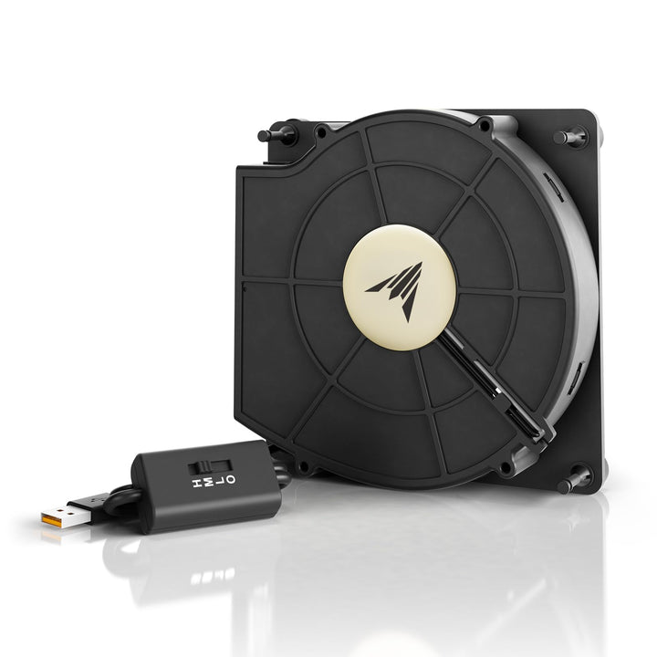 AC Infinity MULTIFAN S2, Leiser 120mm USB Gebläse Ventilator mit Geschwindigkeitsregler, für Receive