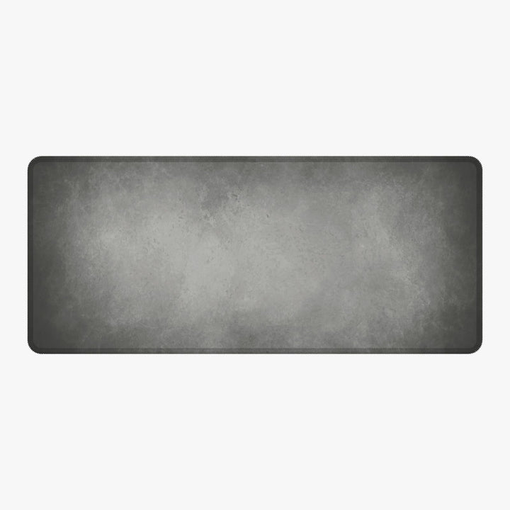 Silent Monsters Mauspad XXL 900 x 400 mm grosses Mousepad grau - Vernähter Rand, rutschfest & leise,
