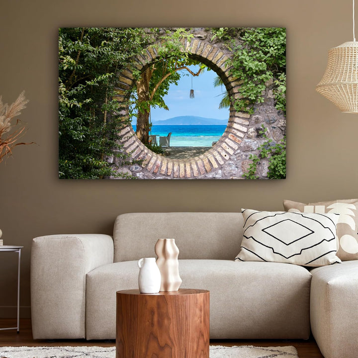 MuchoWow© Leinwandbild Gross 120x80 cm XXL Dekoration Wohnzimmer Bilder Aufhängen Wall Decoration Li