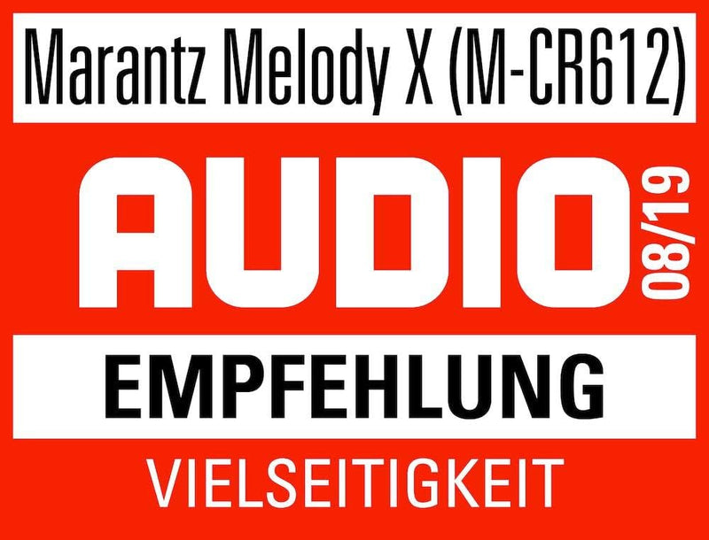 Marantz Melody X (M-CR612) HiFi Anlage, CD-Player, DAB+ Radio, Musikstreaming, HEOS Multiroom, Bluet