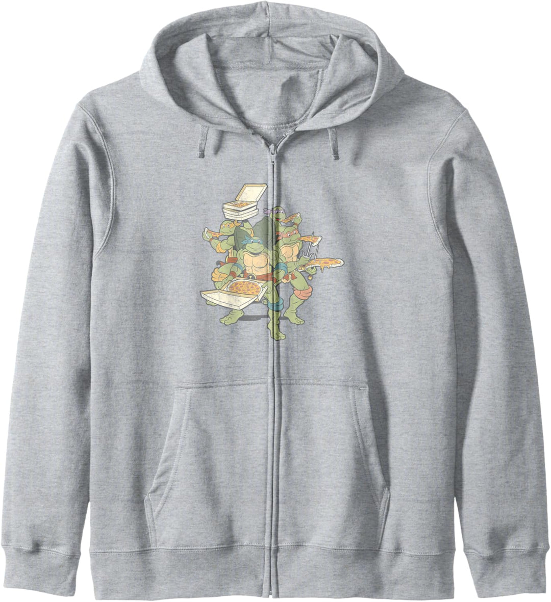 Teenage Mutant Ninja Turtles Faded Pizza Group Kapuzenjacke