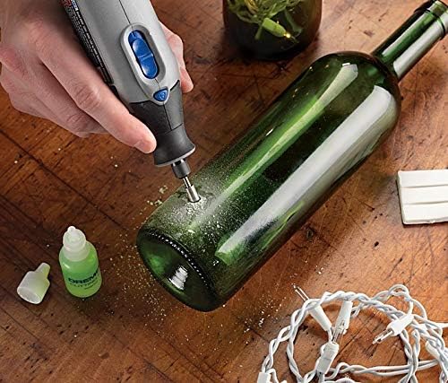 Dremel 663 Diamant Glasbohrer, Zubehörsatz für Multifunktionswerkzeug mit 1 Glasbohrer 6,4 mm zum Bo