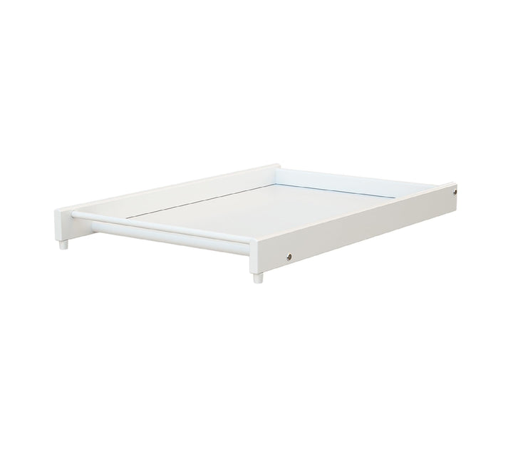 AT4 – Grosser weisser ESSENTIEL-Wickeltisch für ESSENTIEL-Babybett aus Holz für 60 x 120 und 70 x 14