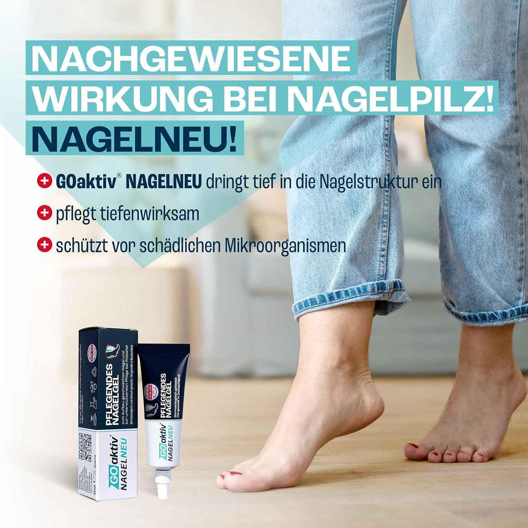 GOaktiv® NAGELNEU | Pflegendes Nagelgel | Zum Aufbau geschwächter Nägel und zur unterstützenden Pfle
