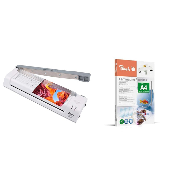 Olympia A 350, Kombi Laminier- und Schneidegerät für A3, 75/80-125 Micron, 3130 & Peach Laminierfoli