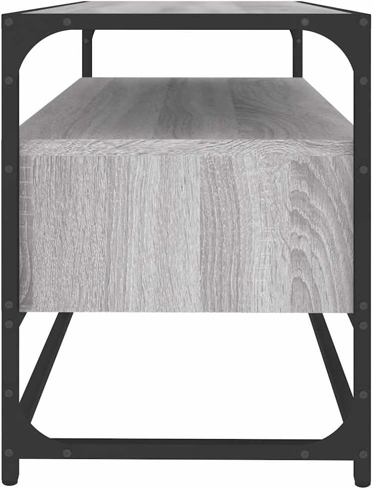 vidaXL TV Schrank, Fernsehschrank mit viel Stauraum, Lowboard für Fernseher Wohnzimmer, Fernsehtisch