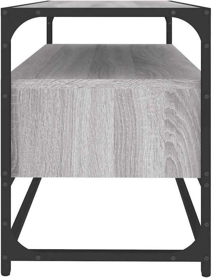 vidaXL TV Schrank, Fernsehschrank mit viel Stauraum, Lowboard für Fernseher Wohnzimmer, Fernsehtisch