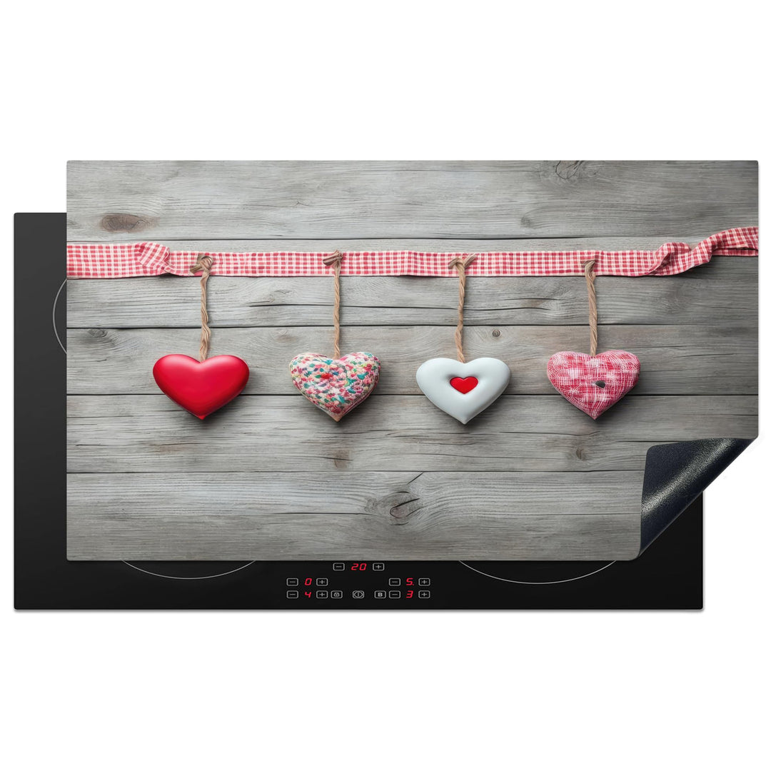 KitchenYeah© Herdabdeckplatte Einteilig Ceranfeld Abdeckplatte für | 89x51 cm - Induktionsschutz Cer