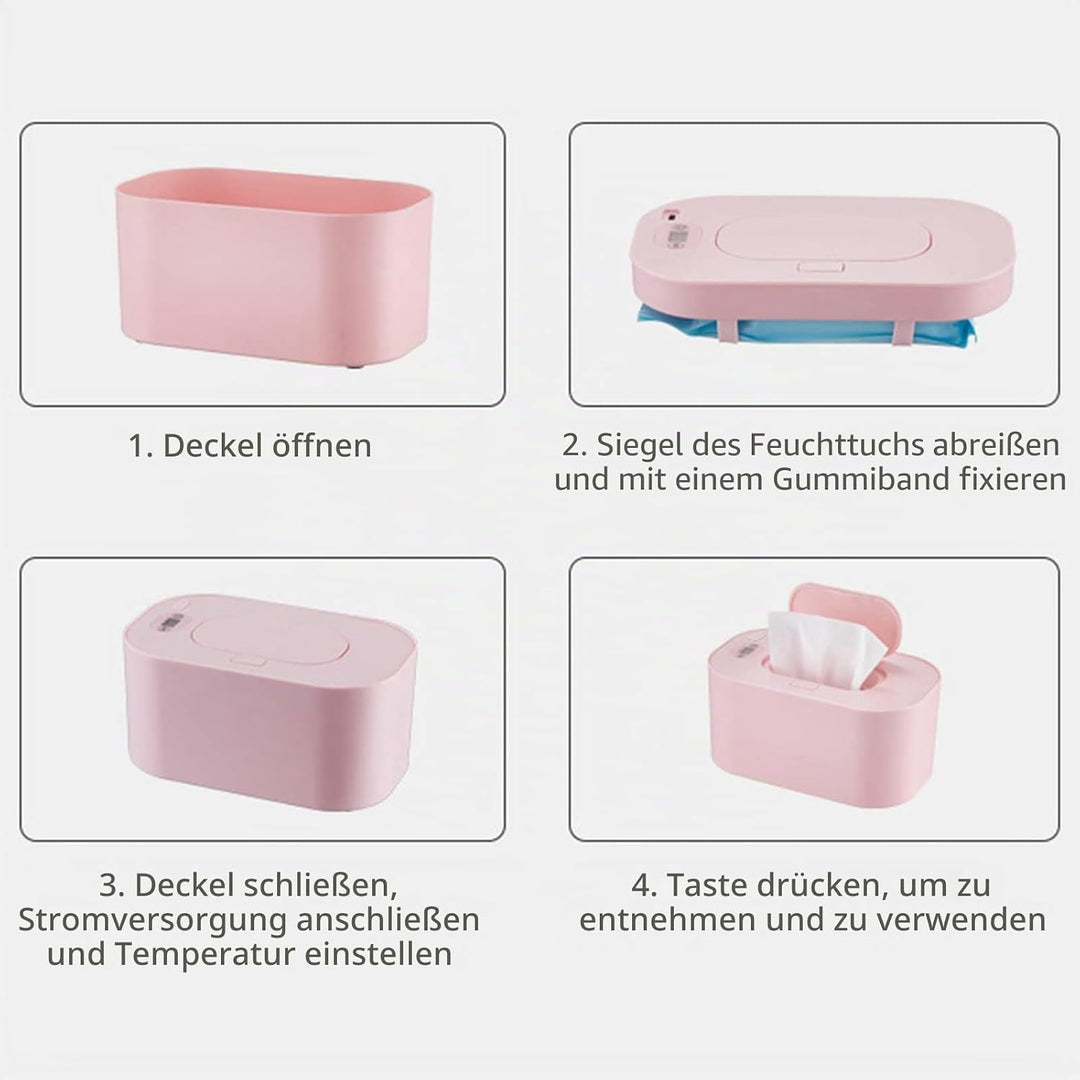 USB Feuchttuchwärmer für Babys, 10 W, 3 Temperaturmodi, Windelwärmer, konstante Temperatur, grosse K