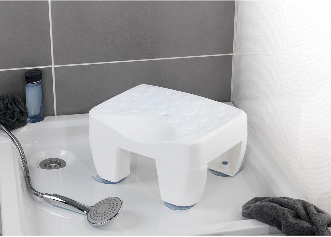 Wenko Hocker für Badewanne Secura – rutschfeste Füsse – Weiss