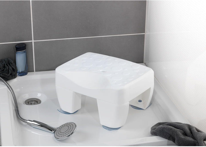 Wenko Hocker für Badewanne Secura – rutschfeste Füsse – Weiss