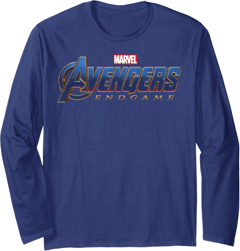 Marvel Avengers Endgame Movie Logo Langarmshirt