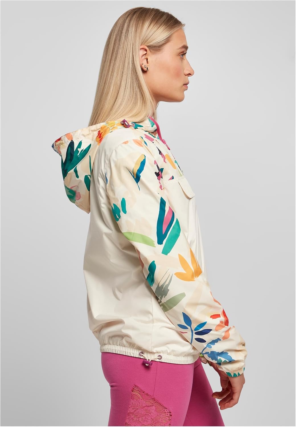 Urban Classics Damen Jacke, Whitesandfruity