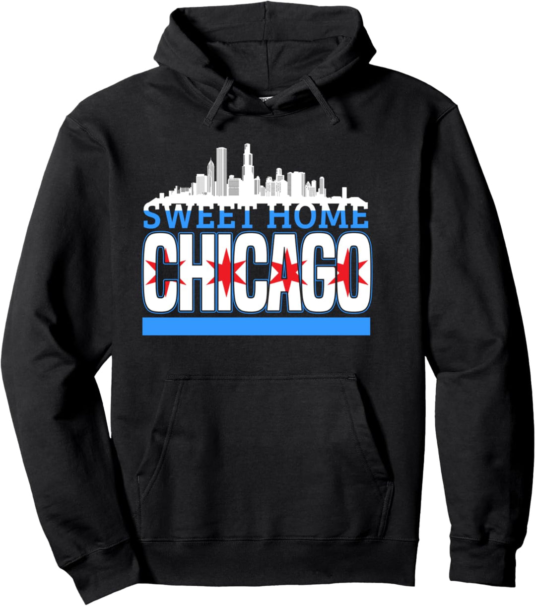 Süsses Zuhause Chicago Pullover Hoodie