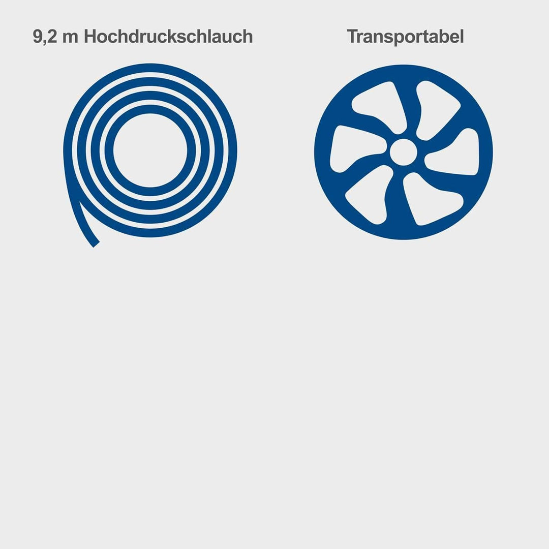 Scheppach Benzin-Hochdruckreiniger HCP5000 | 4 Düsenaufsätze, Reinigungslanze, Düsenreinigungsnadel