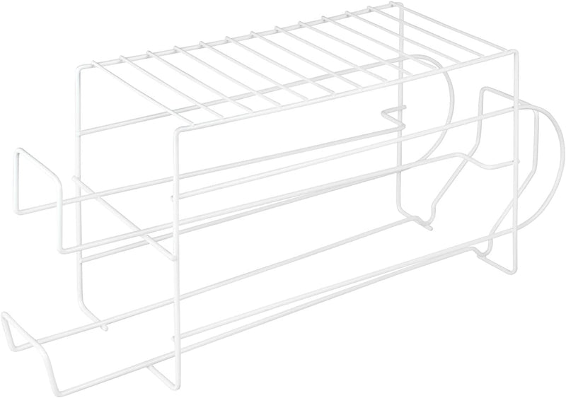 mDesign 2er-Set Regal für Lebensmittel – moderner Küchen Organizer für Getränkedosen und Konserven –