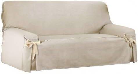 Martina Home Sofabezug Schleifen Turia 2-Sitzer, Ecru 2 Sitzer Ekrü, 2 Sitzer Ekrü
