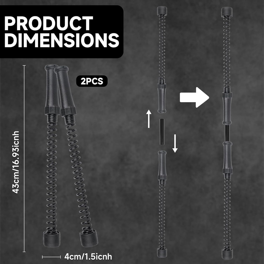 2pcs Battle Ropes Ohne Seil, Tragbar Schwere Battle Ropes, Ganzkörpertrainingsgeräte Robuste Rutschf