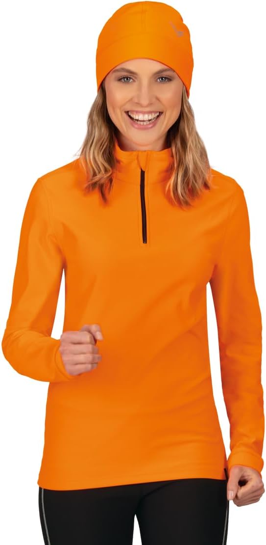 Trigema Damen Sport-Shirt S Leuchtorange, S Leuchtorange