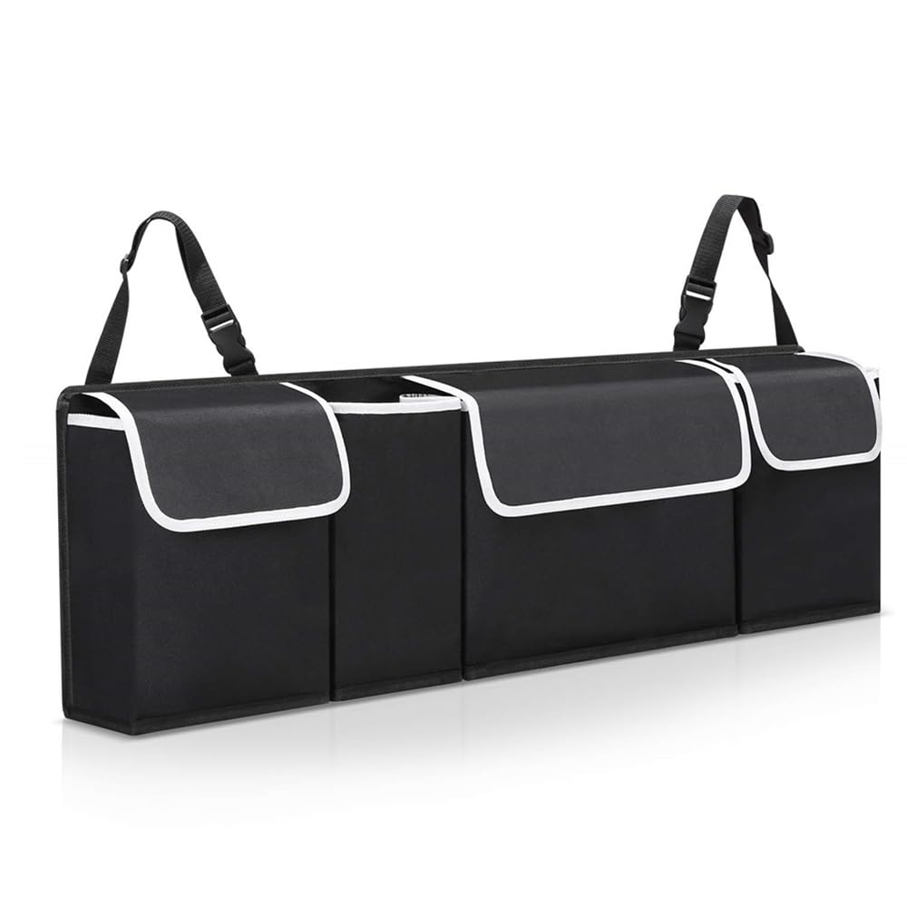 Auto-Organizer und Kofferraum-Organizer, wasserdicht, Oxford-Gewebe, mit 4 Taschen, geeignet für all